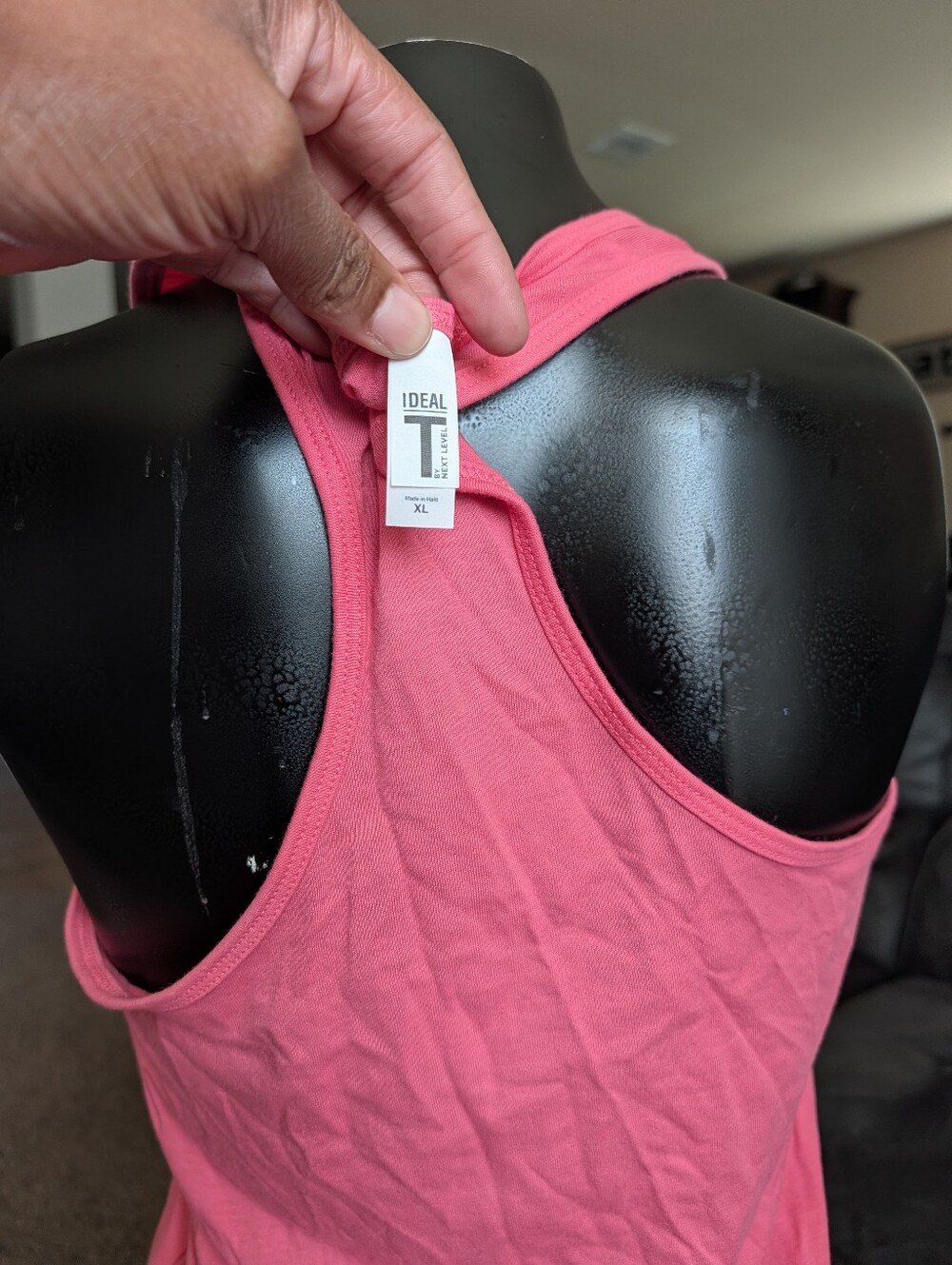 Women’s Pink Razerback Tank Top - Picture 3 of 4